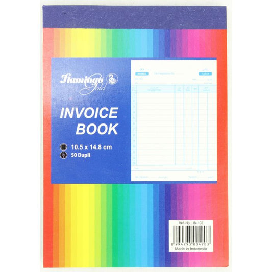 Flamingo Invoice Book (S) 1x120pcs
