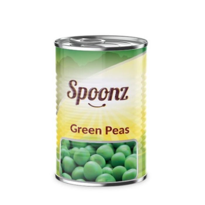 Spoonz Green Peas 4x6x400gm