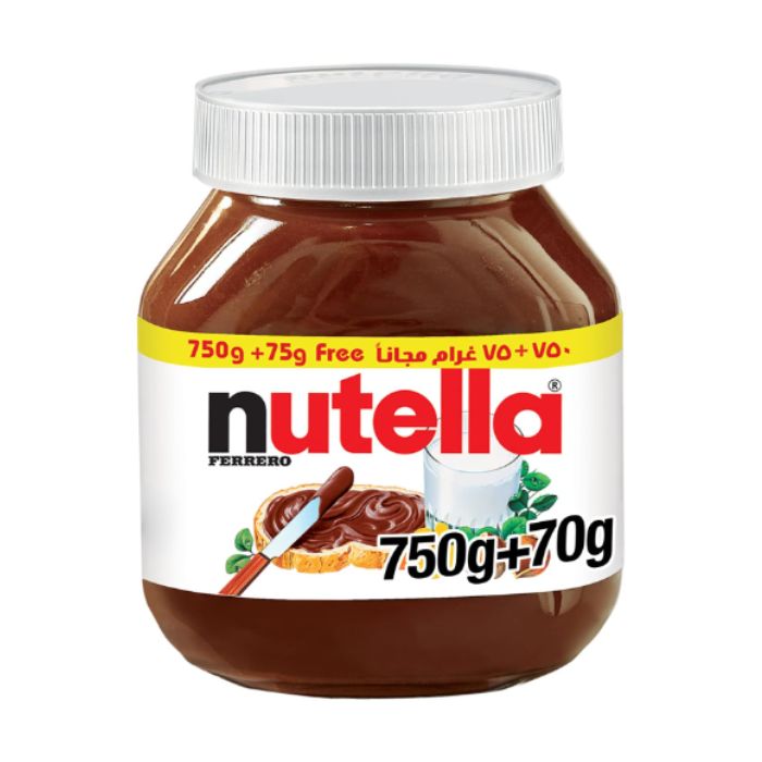 Nutella Jar 12x750gm+75gm