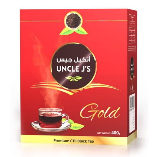 Uncle J`s Gold Tea Pkt 24x400gm