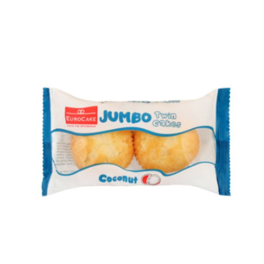 Eurocake Jumbo Twin Cake Coconut 24x60gm