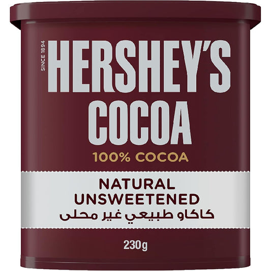 Hersheys Cocoa Unsweetened 12x230Gm