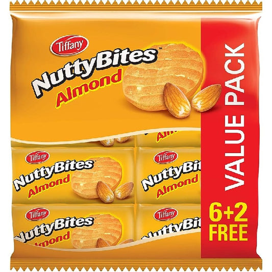Tiffany Nutty Bites Almond 3x(8x72gm)