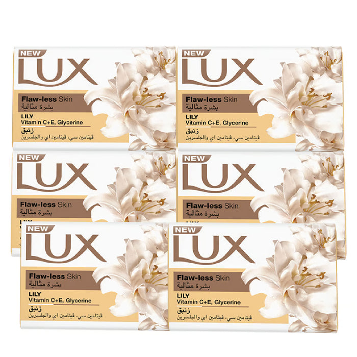 Lux Soap Flaw-Less Skin Lily 12x6x75gm