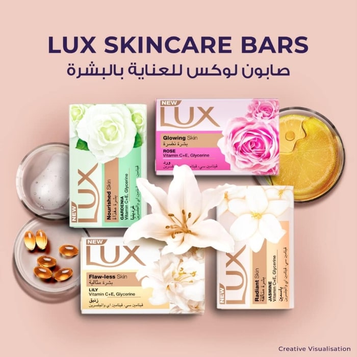 Lux Soap Flaw-Less Skin Lily 8x6x170gm