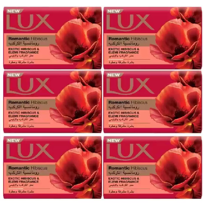 Lux Soap Rmntc Hibiscs Flower 8x6x170gm