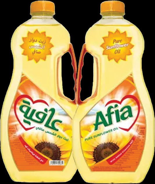 Afia Sunflower Oil 4 (2x1.5ltr)Twin Pack