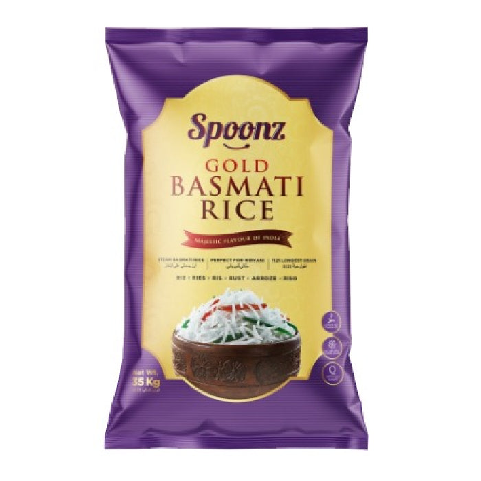Spoonz Gold Basmati Rice 35Kg