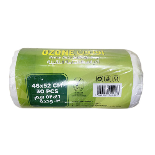 Ozone Trashbag(46x52)Whiterolls20x30Pcs
