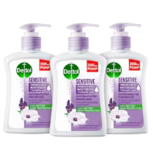 Dettol H/Wash Sensitive 25% Off 4x3x200m