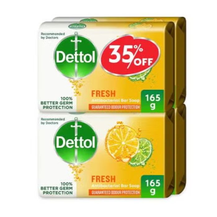 Dettol Soap Fresh 35% Off 12x4x165gm