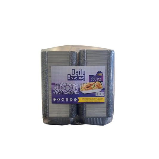 Daily BasicsAlumCont+Lid(8389)4x250pcs