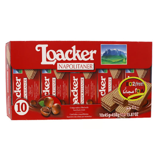 Loacker Napolitaner Classic 18x10x45gV/P