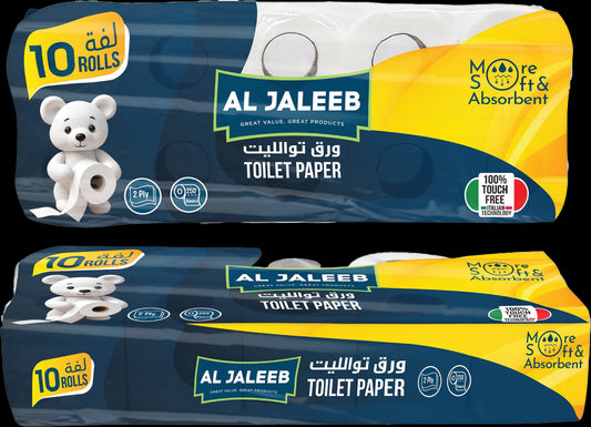 Al Jaleeb Toilet Rolls250 Sheets 8x10Pcs