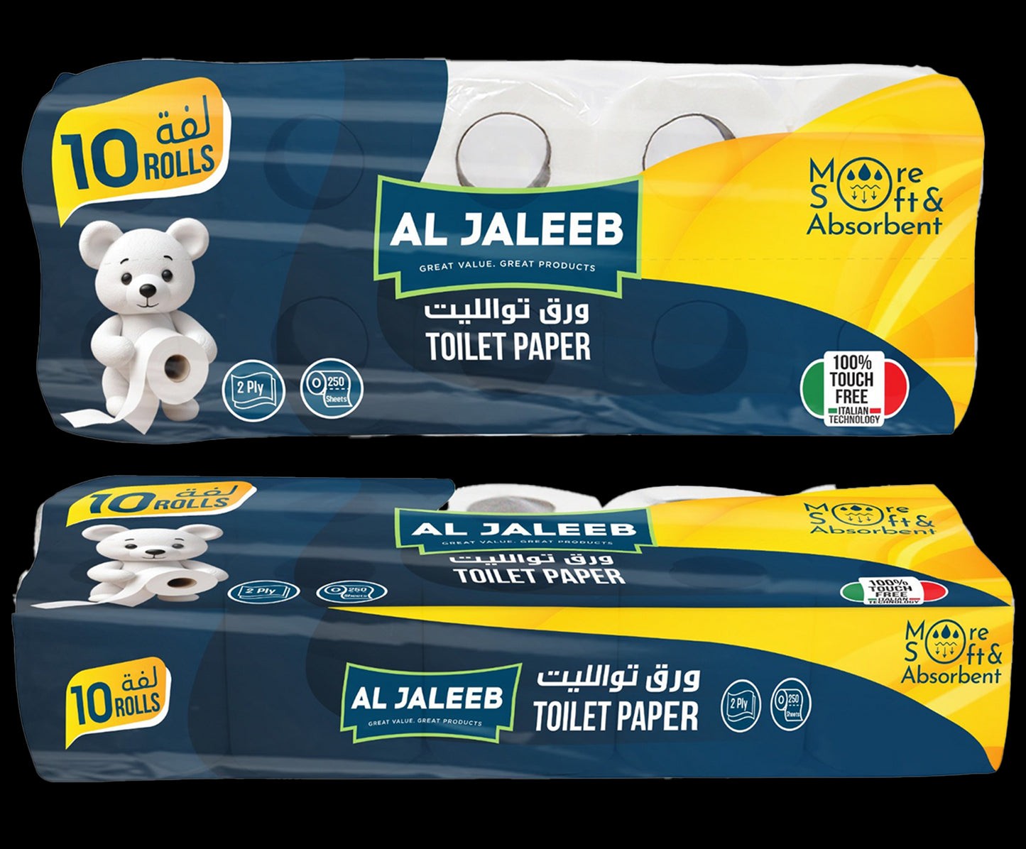 Al Jaleeb Toilet Rolls120 sheets10x10pcs