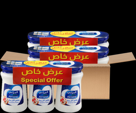 Almarai Cheese Jar 4x(3x200gm)