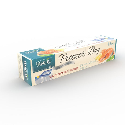 Use it Freezer Bags SC 4ltr (24x12 Pcs)