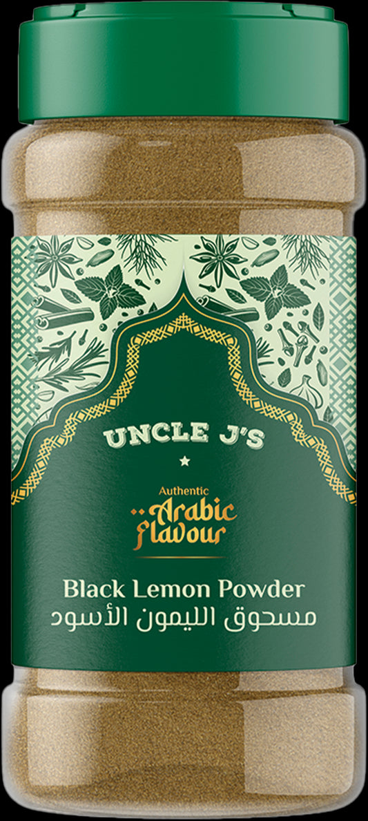 Uncle J’s Black Lemon Powder 225gm Btl