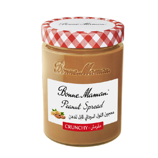 Bonne Maman Peanut butter crunhy 6x325gm