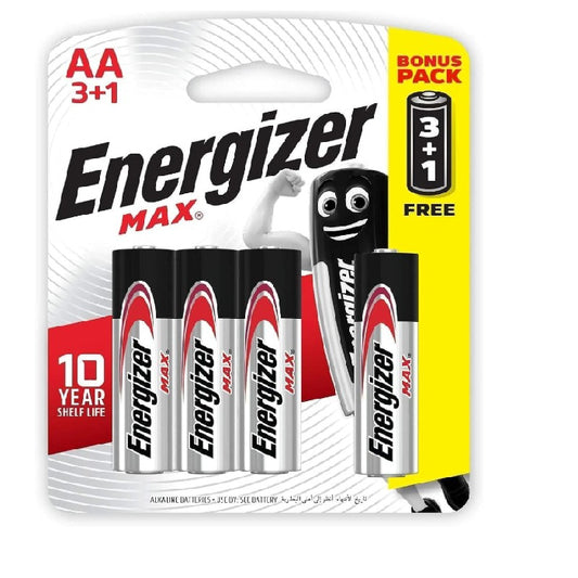 Energizer Battery MAX BP3+1 AAA (3+1)