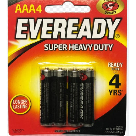 Eveready Battery C-Z 1212 BP4 AAA 4's