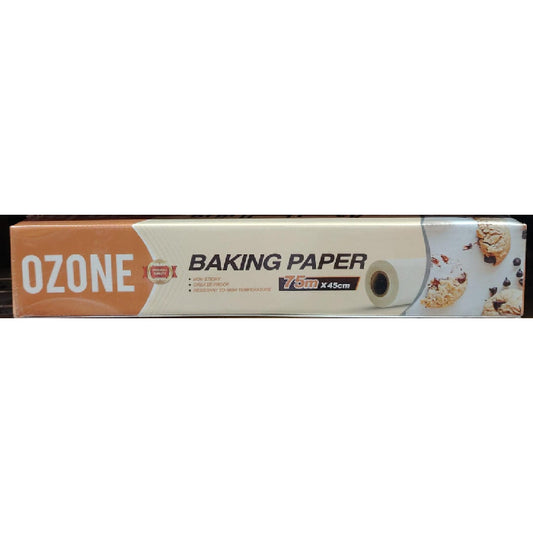 Ozone Baking Paper (75MTR x 45CM)6x1pc