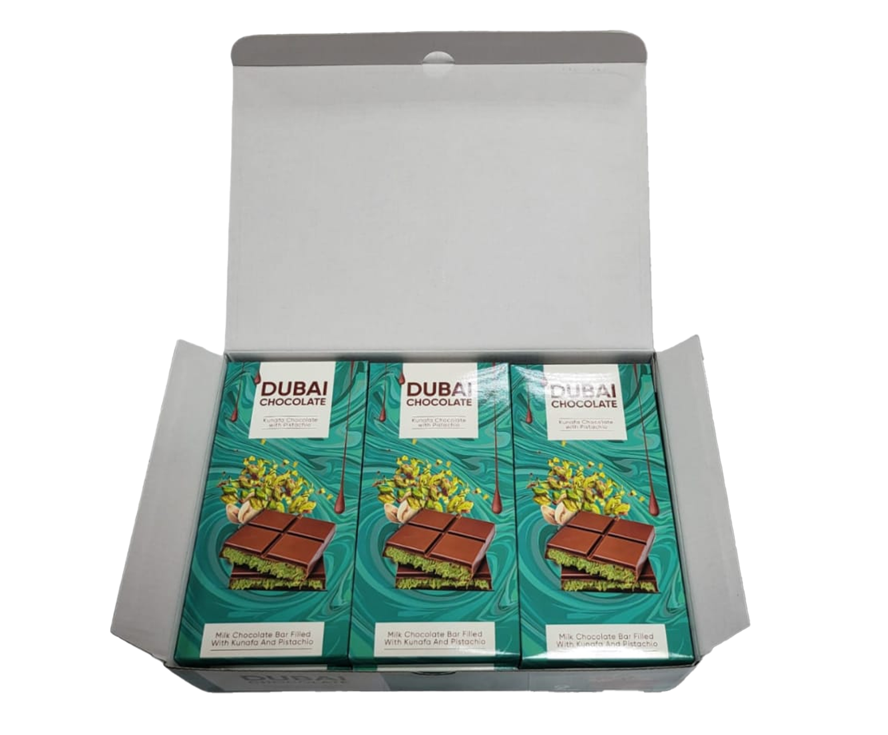 Best Dubai Kunafa Chocolate 9x190gm